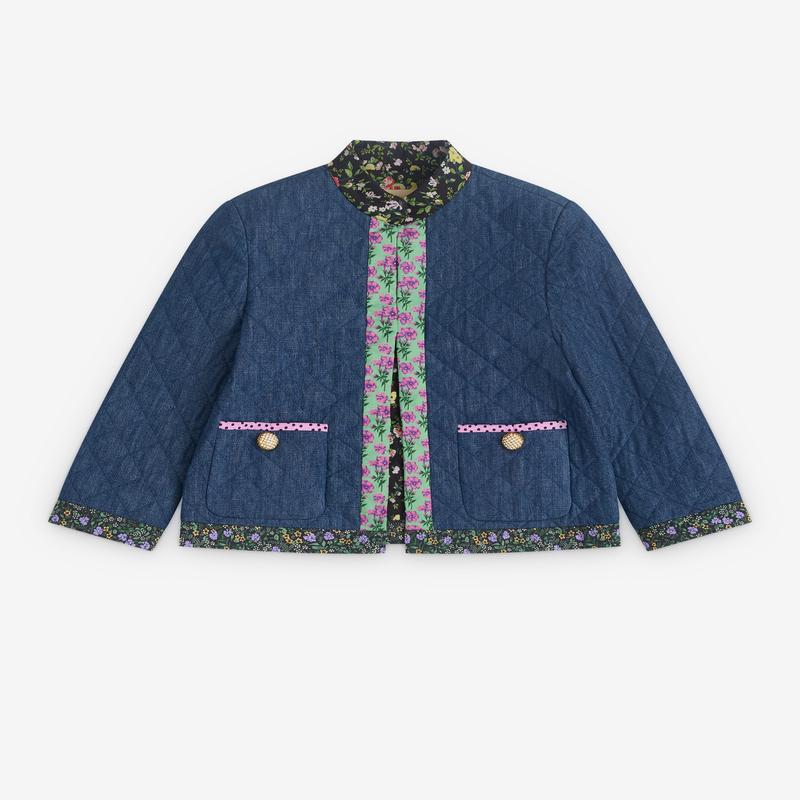 Valentino - Womens Chambray Denim Jacket - (Blue)
