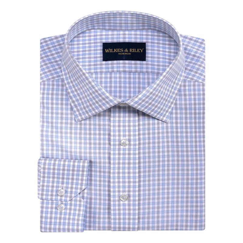 Wilkes & Riley EOE Check Button Down
