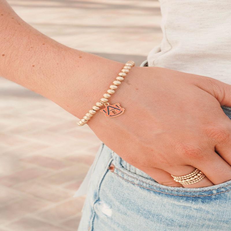 Canvas Tiger Bead Bracelet