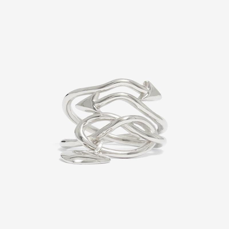 Chopova Lowena - Women's Entwined Heart Ring - (Multi)