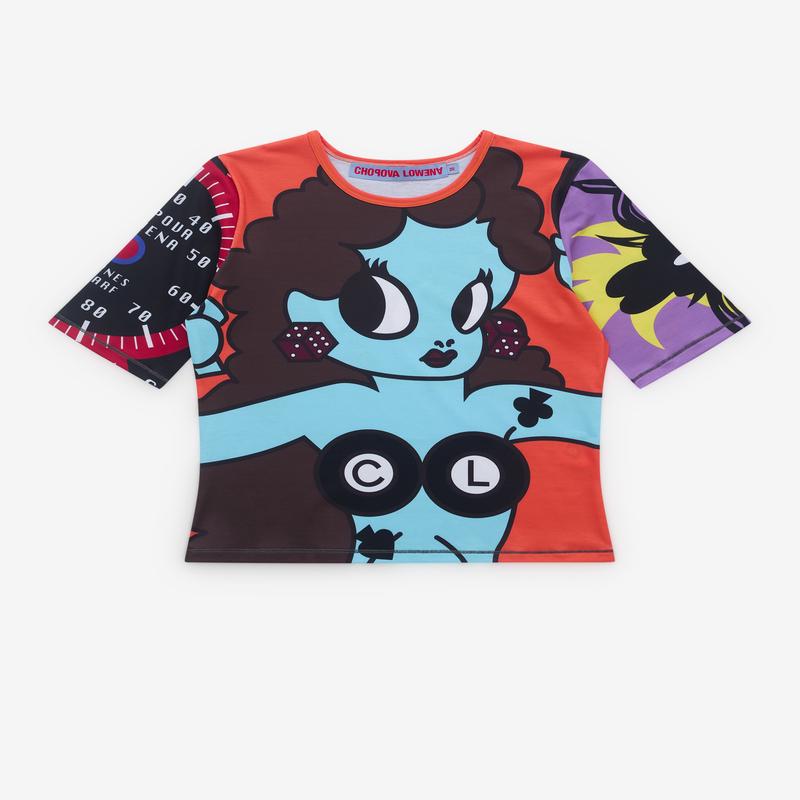 Chopova Lowena - Womens Lady Luck Short Sleeve Top - (Multi)