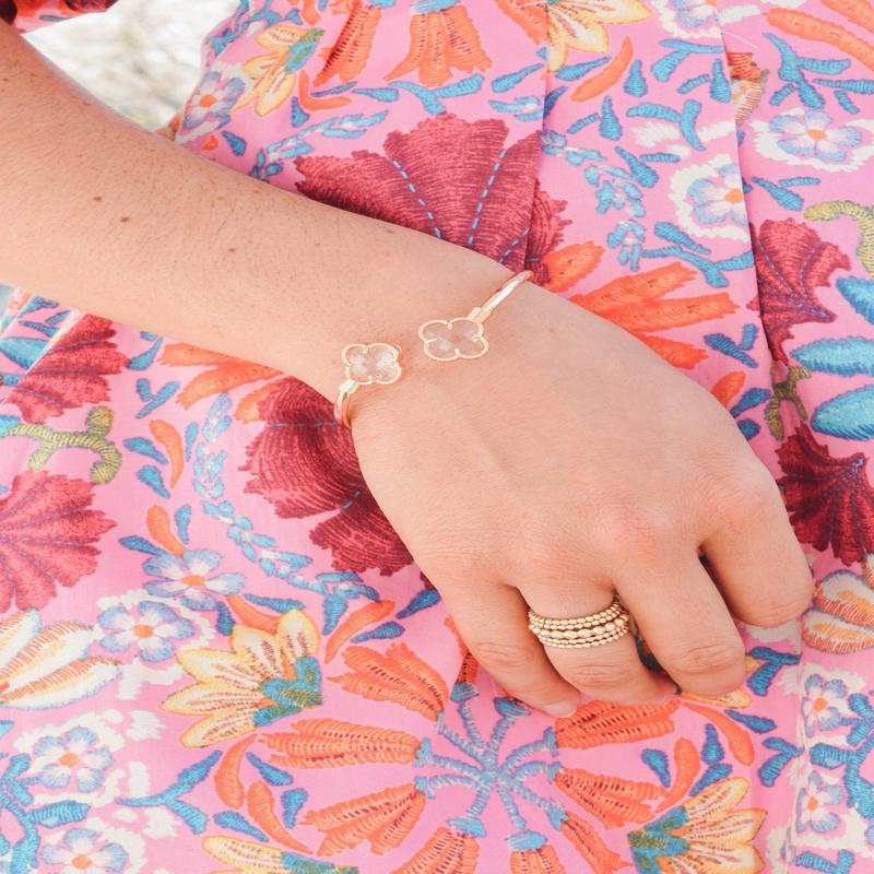 Clover Cuff Bracelet