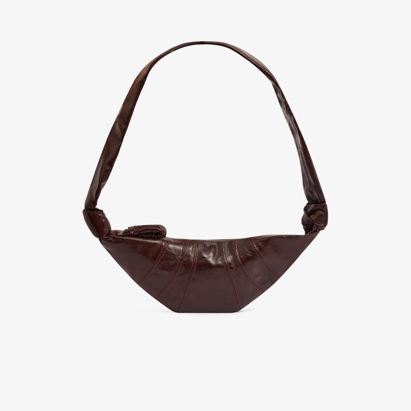 Lemaire - Small Croissant Bag - (Chocolate Fondant)