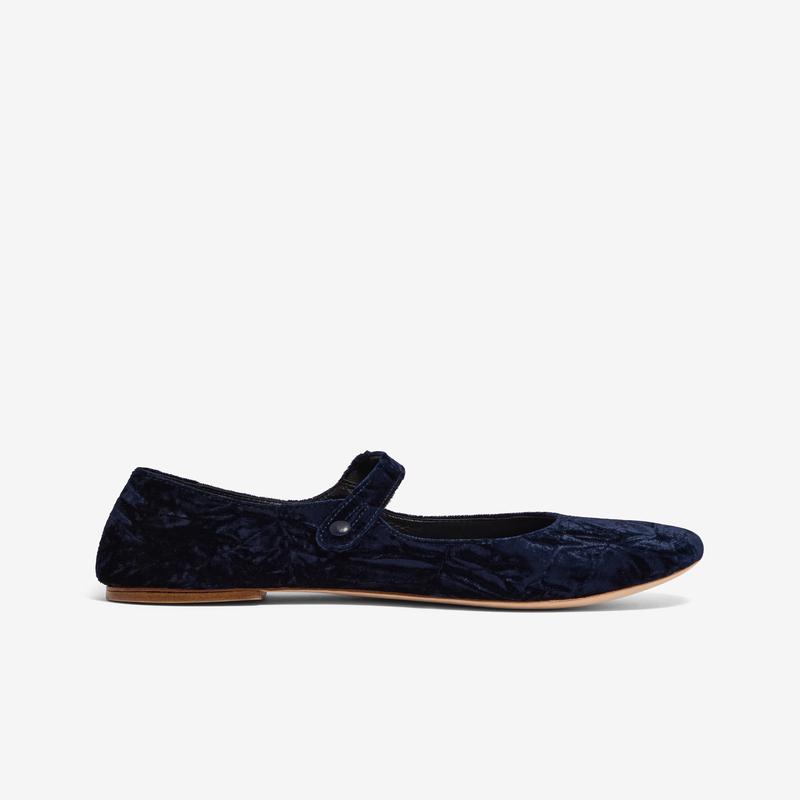 Daniela Gregis - Womens Mary Jane Ballerina - (Navy)