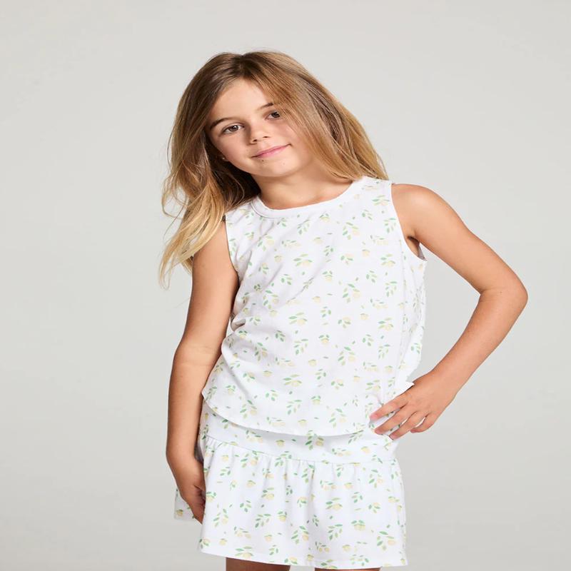 Girls' Lemon Allover Tank
