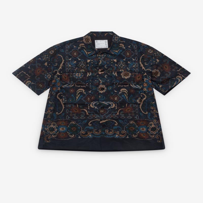sacai - Mens Floral Print Shirt - (Multi)