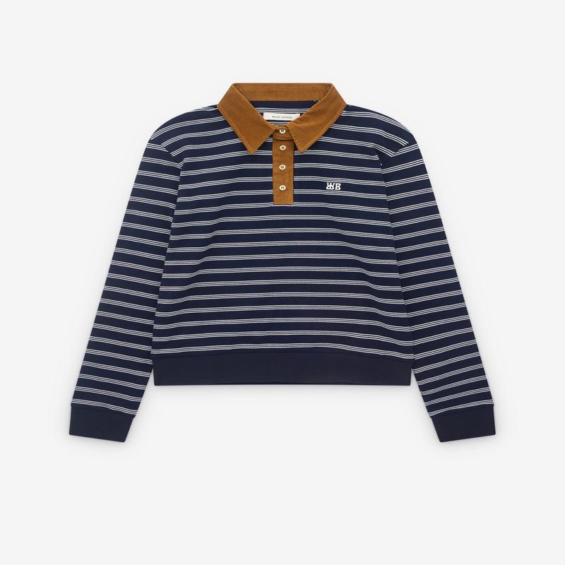 Wales Bonner - Womens Reflect Polo - (Navy)