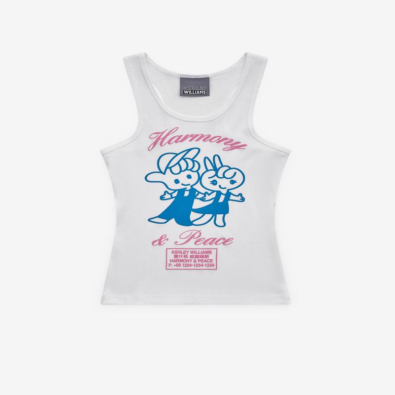 Ashley Williams - Womens Harmony Vest - (White)