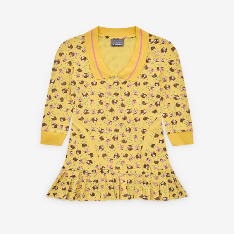 Ashley Williams - Womens Long Sleeve Amelia Dress - (Baby Yellow)