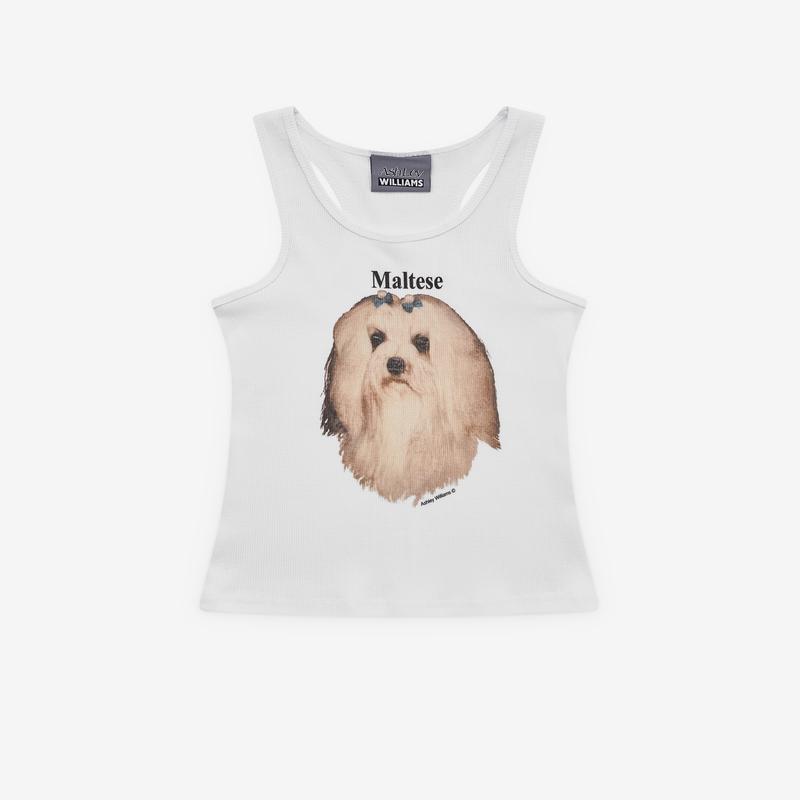 Ashley Williams - Womens Maltese Vest - (White)