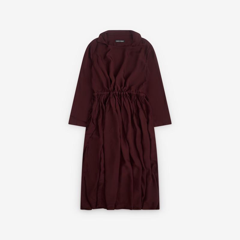 Casey Casey - Womens Long Sleeve Dress - (Prune)