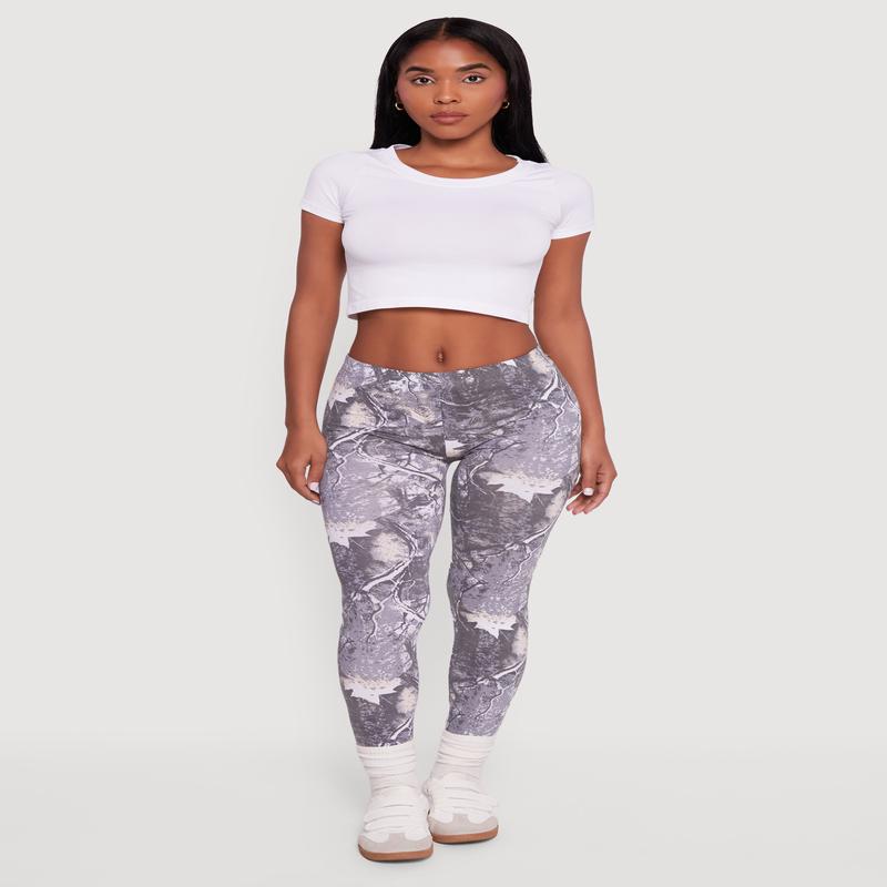 Hunter Camo Mid Rise Leggings