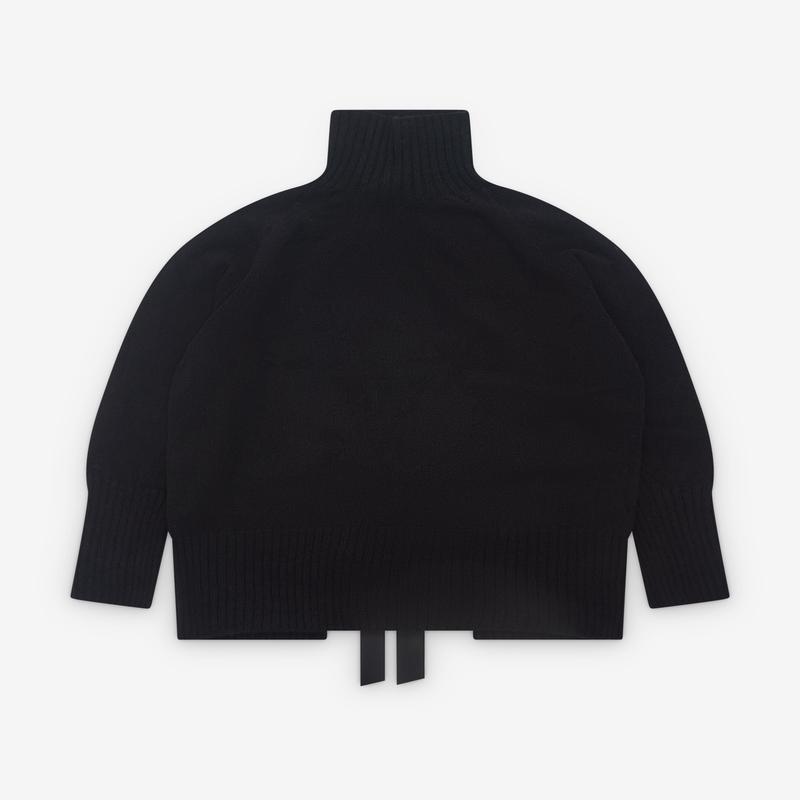 Simone Rocha - Womens High Neck Cut Out Sweater - (Black)