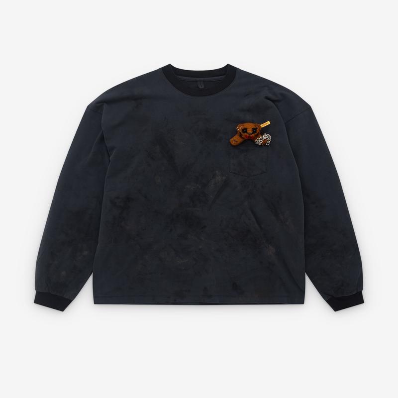 Doublet - Mens Teddy Pocket T-Shirt - (Black)