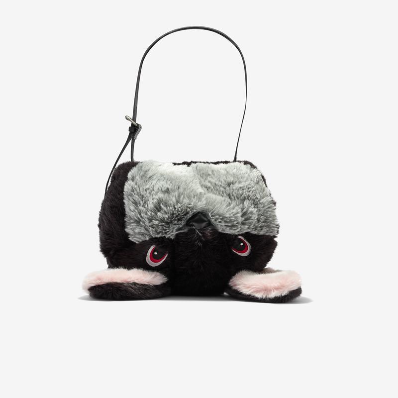 Doublet - Rabbit Plush Bag - (Black)