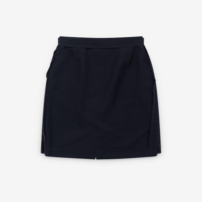 Maison Margiela - Womens Skirt With Raw Hem - (Blue/Black)