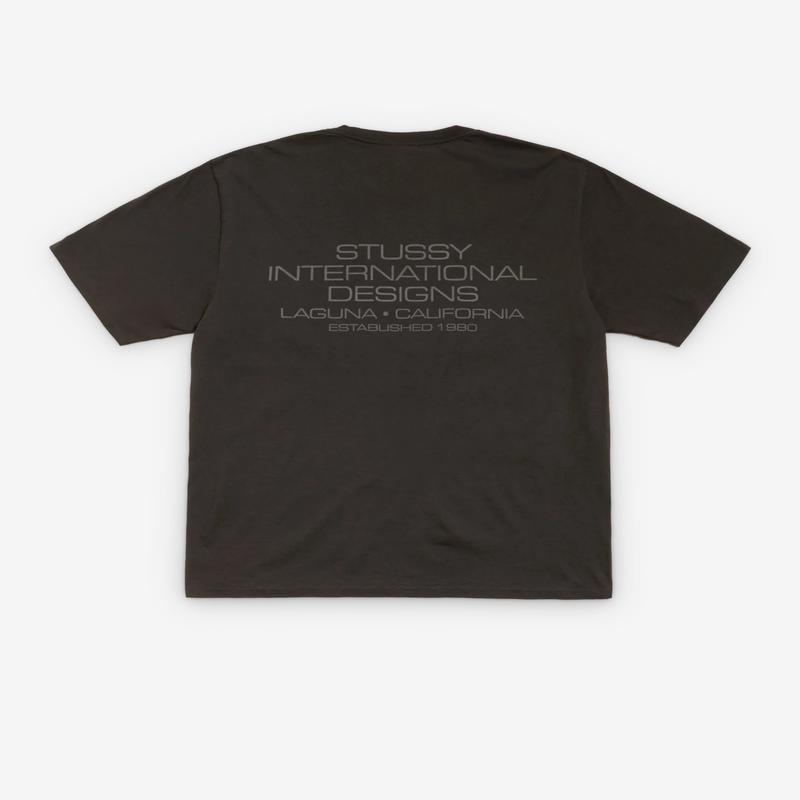 Stssy - Men's International Design Pigment Dyed - (Faded Black)