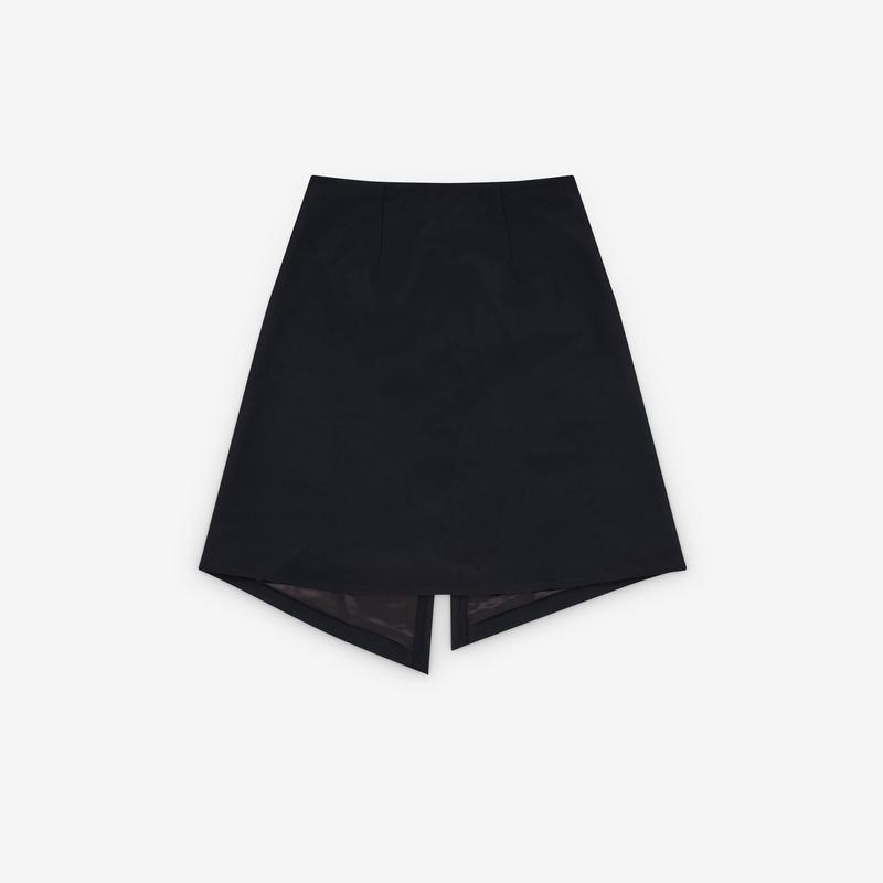 Ponte - Women's High Waist Pencil Skirt - (Ink)