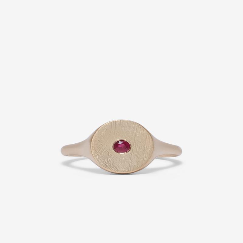 Seb Brown - Dot Ring Gold - (Yellow Gold)