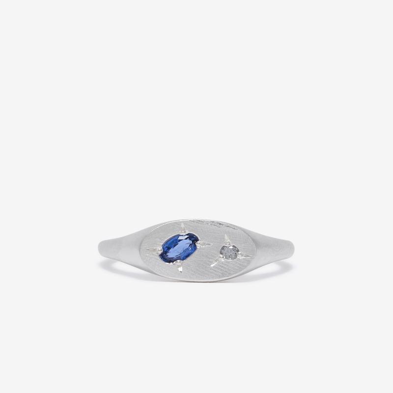 Seb Brown - Ref Ring Blue - (Silver)