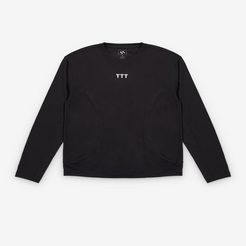 The Trilogy Tapes - Men's 3M Winter Longsleeve Running Top - (Black)