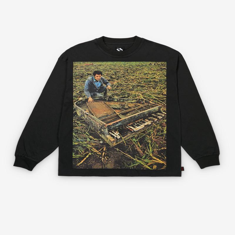 The Trilogy Tapes - Men's Piano Storm Longsleeve - (Black)