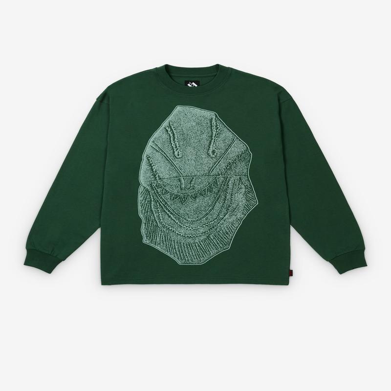 The Trilogy Tapes - Men's Visitor Longsleeve - (Green)