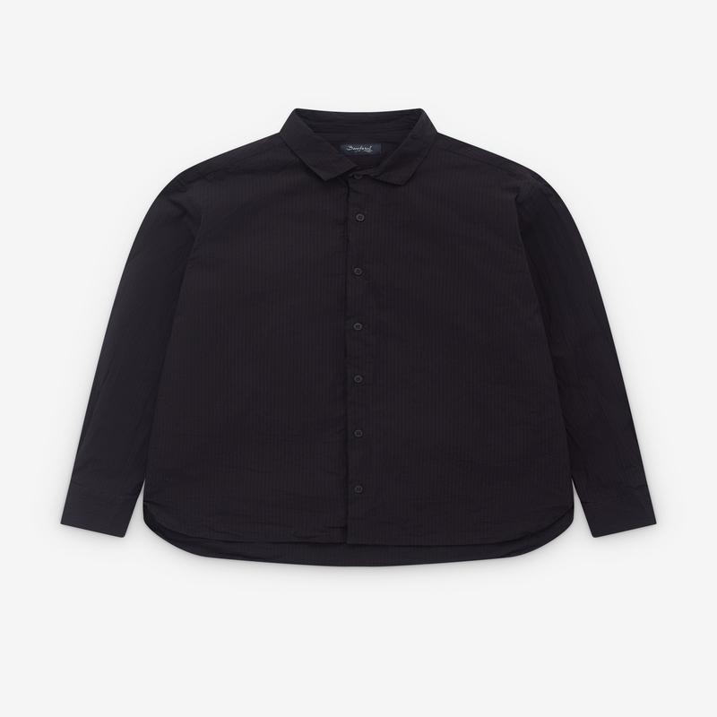 Bergfabel - Mens Farmer Shirt - (Burgundy Stripe)