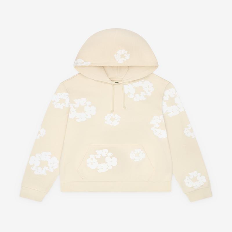 Denim Tears - Men's Cotton Wreath Hoodie - (Oatmeal)