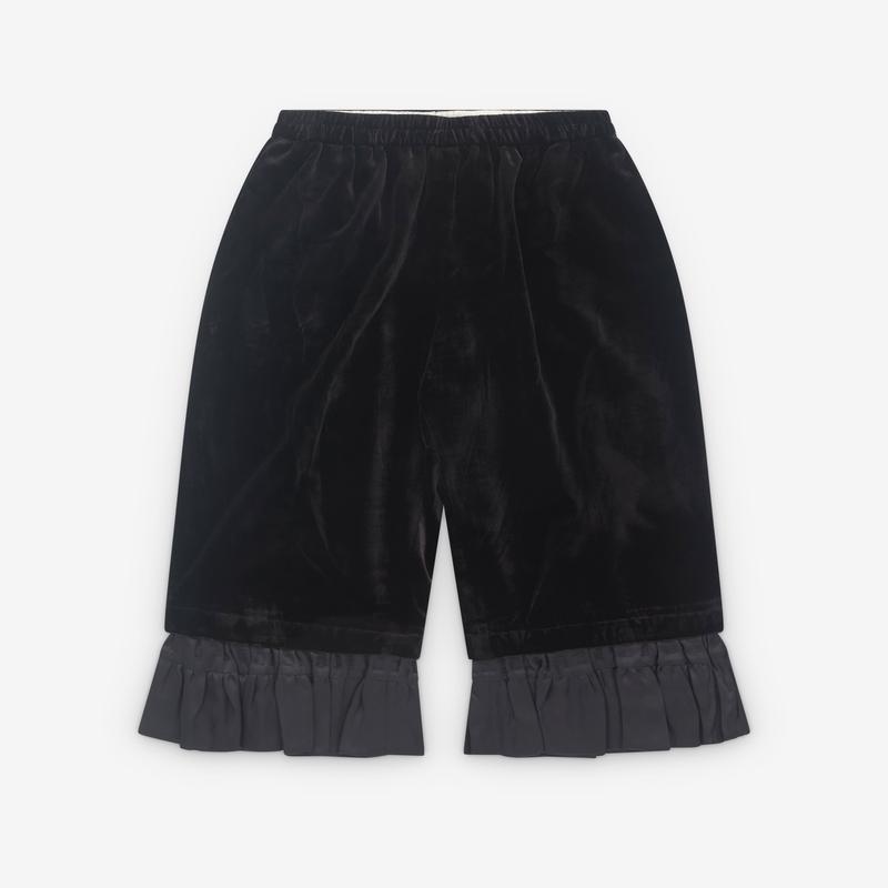 Renli Su - Womens Lace Trim Trousers - (Black)