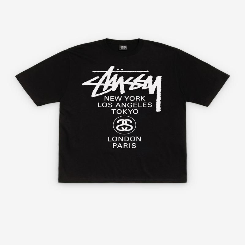 Stssy - World Tour T-Shirt - (Black)
