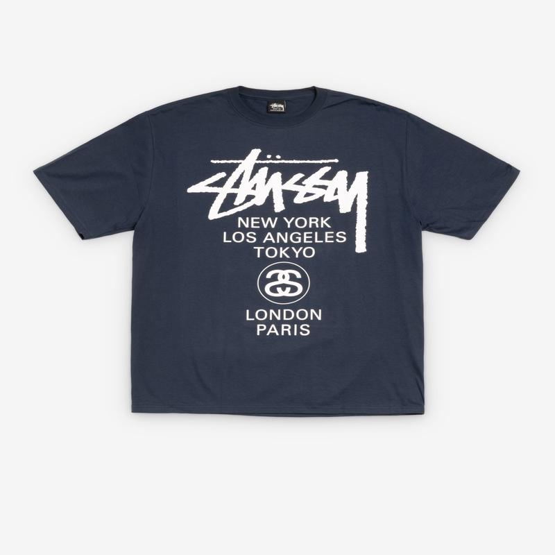 Stssy - World Tour T-Shirt - (Navy)