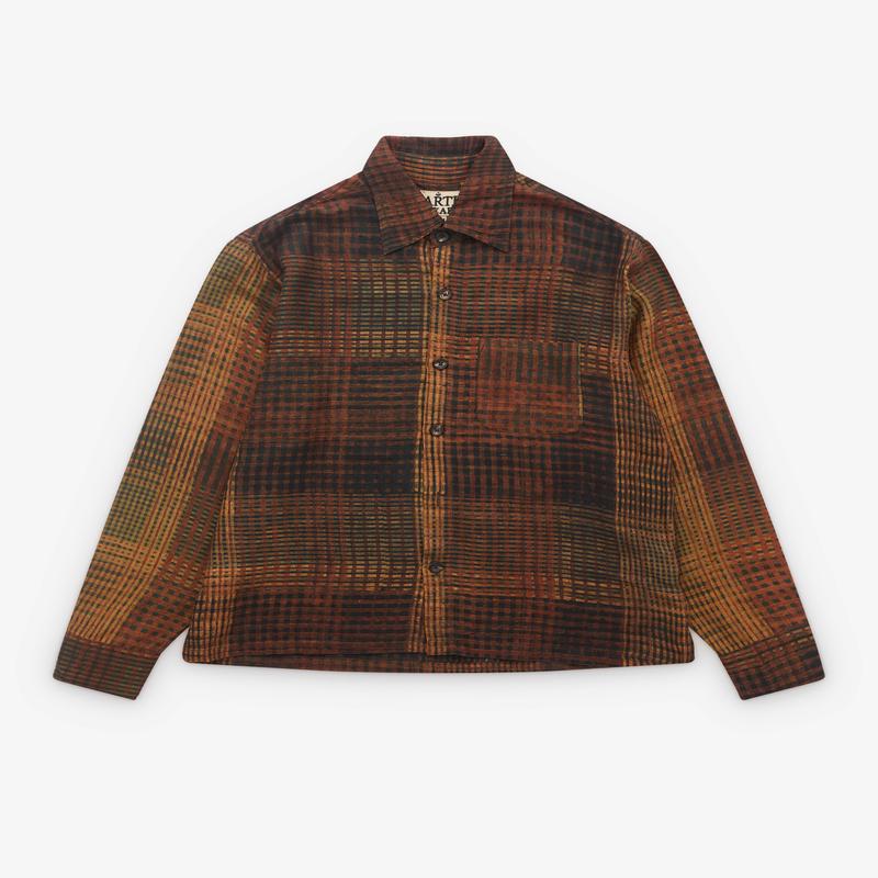 Kartik Research - Mens Box Shirt - (Orange/Black)