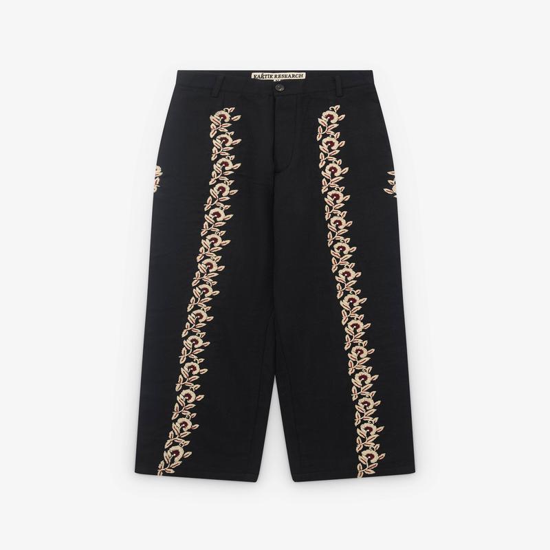 Kartik Research - Mens Sultan Pant - (Black/Ecru)