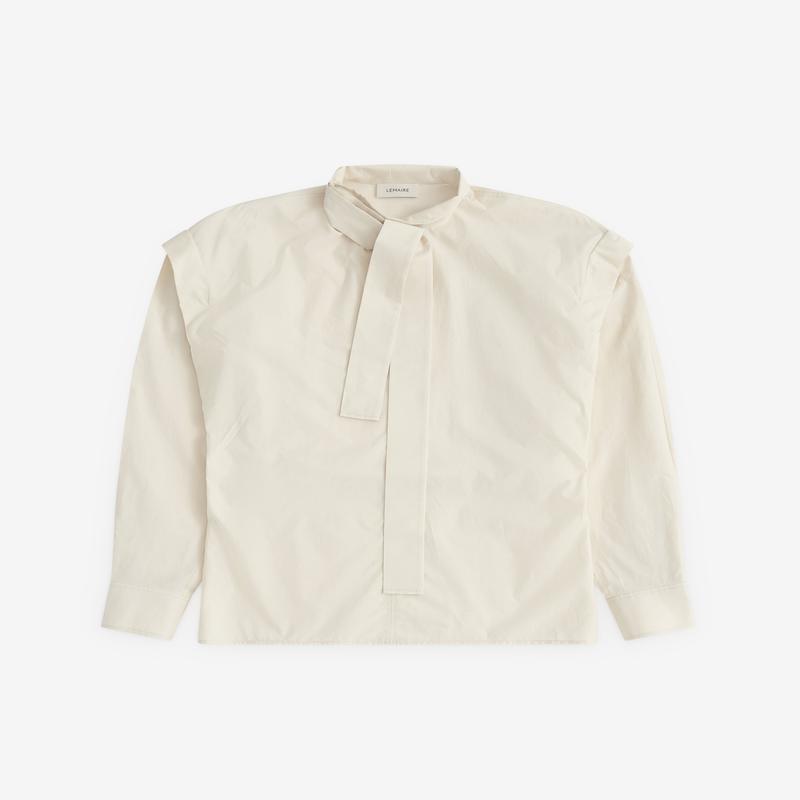 Lemaire - Womens Ascot Blouse - (Light Cream)