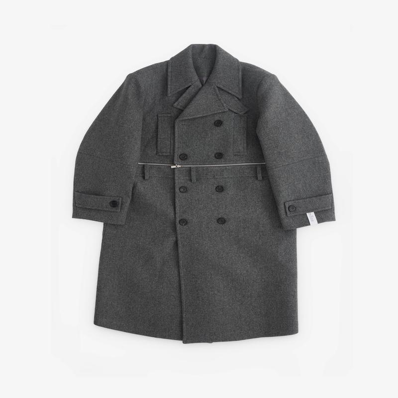 Rokh - Womens Zip Coat - (Grey)