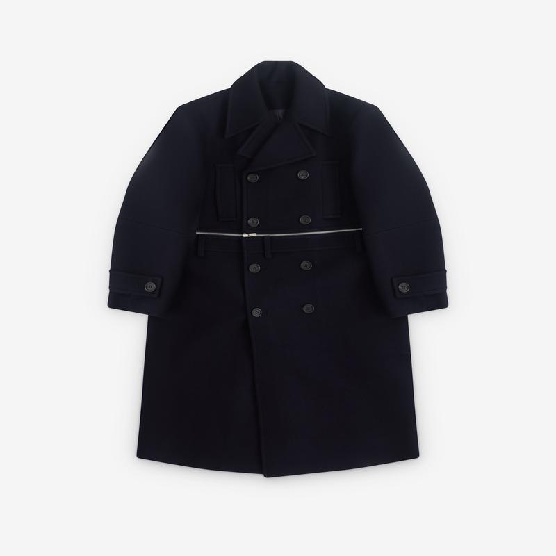 Rokh - Womens Zip Coat - (Navy)