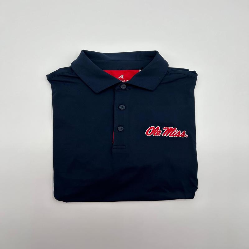 Antigua Era Polo Ole Miss Script Polo