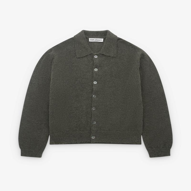 Our Legacy - Mens Evening Polo - (Moss Green)