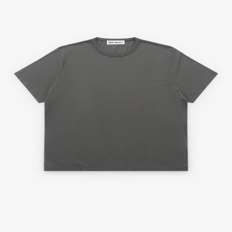 Our Legacy - Mens New Box T-Shirt - (Grey Sage Clean Jersey)