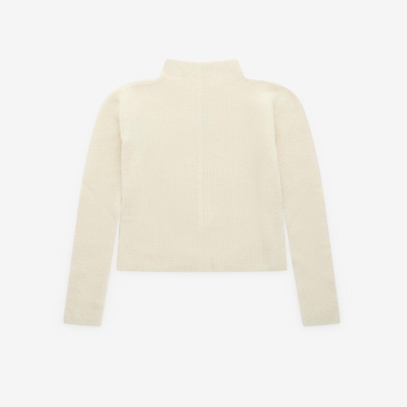 Rick Owens - Womens Headon Pullover Sweater - (Milk)