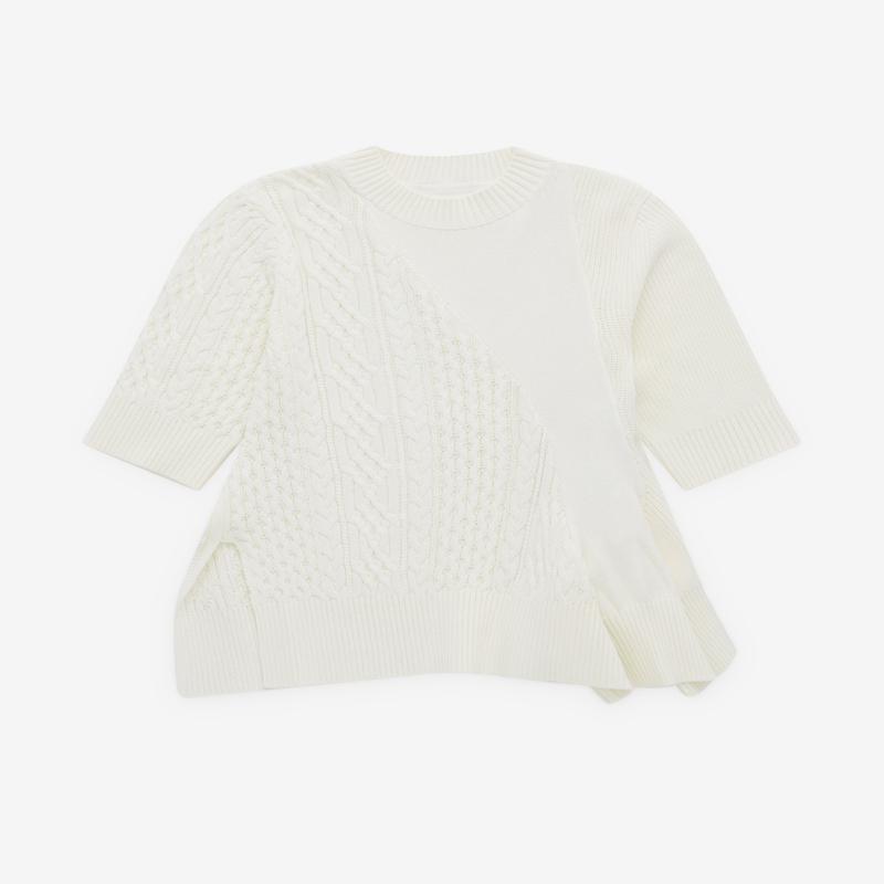 sacai - Womens Knit Pullover - (White)
