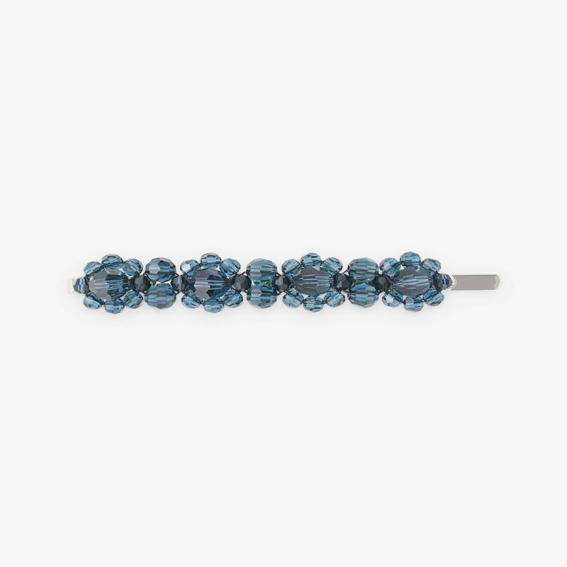 Simone Rocha - Womens Flower Hair Clip - (Indigo)