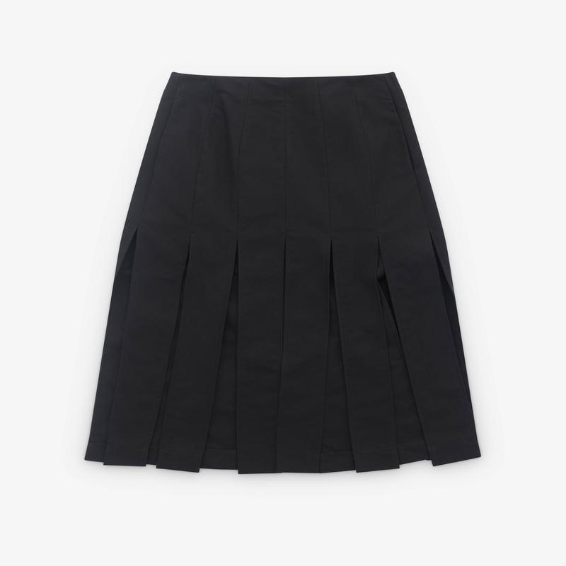 Simone Rocha - Womens Multi Slit Skirt - (Charcoal)