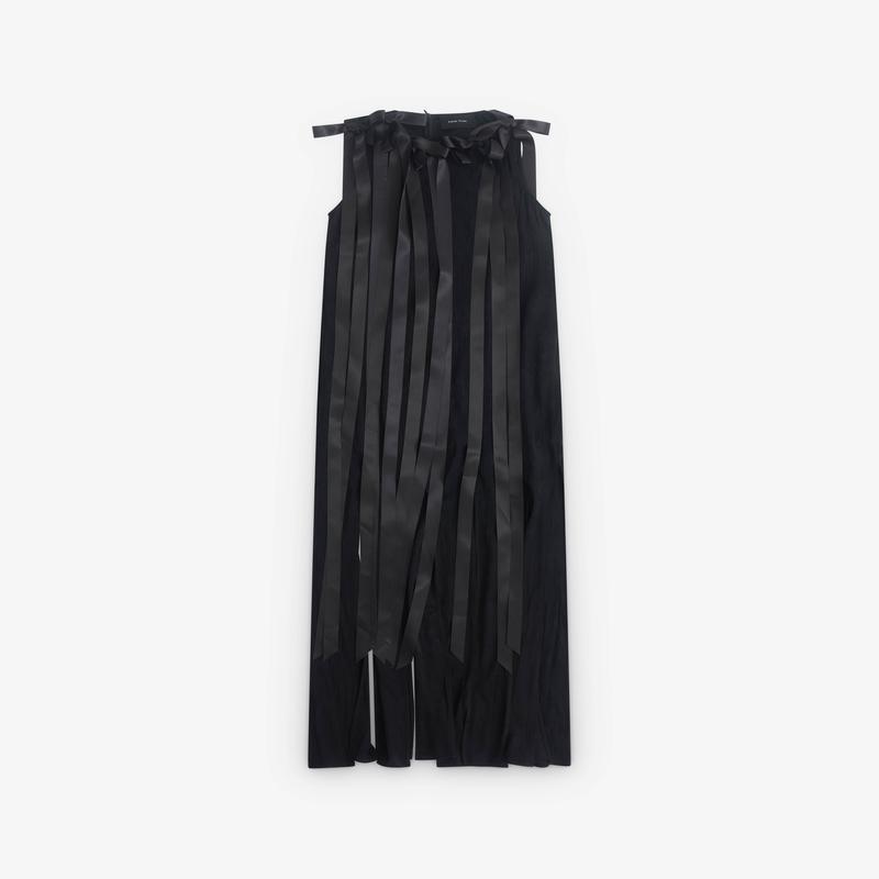 Simone Rocha - Womens Unbounded Ribbon Dress - (Black)