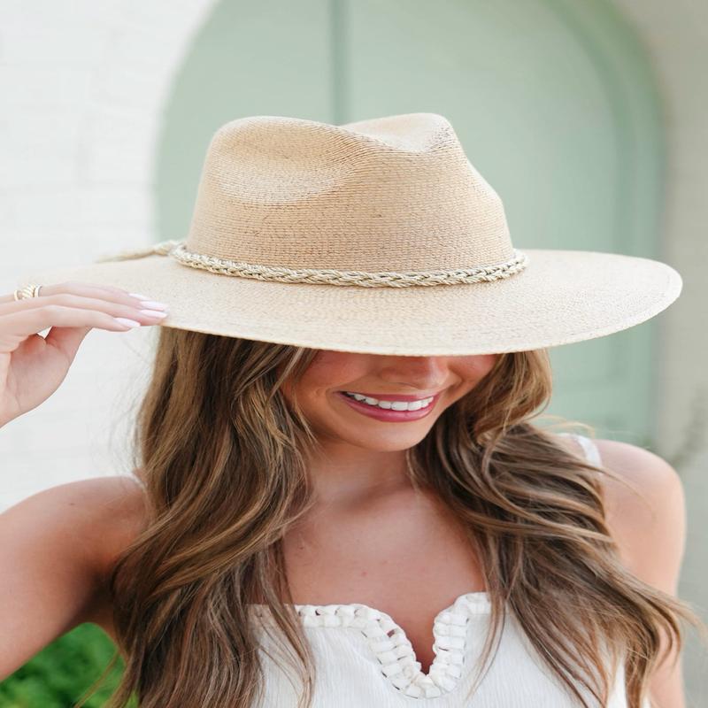 Tipsy Threads Natural Palm Hat