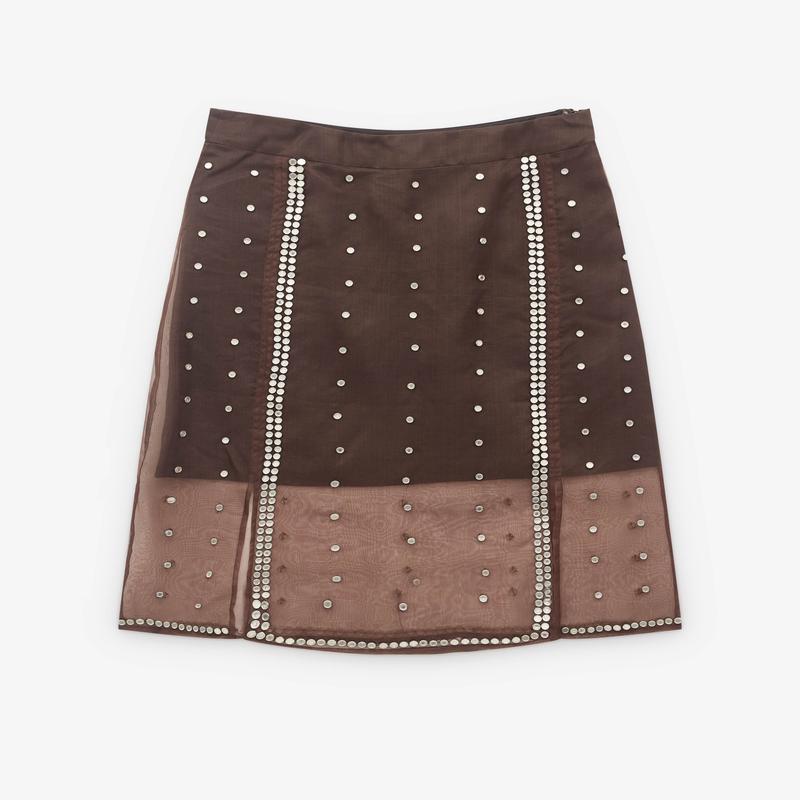 Wales Bonner - Womens Presence Skirt - (Brown)