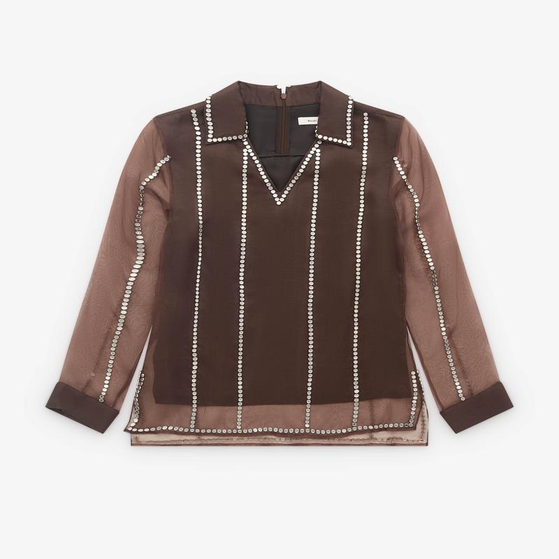 Wales Bonner - Womens Presence Top - (Brown)