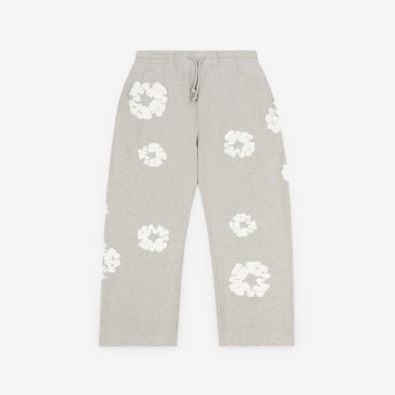 Denim Tears - Cotton Wreath Baggy Sweatpants - (Grey)