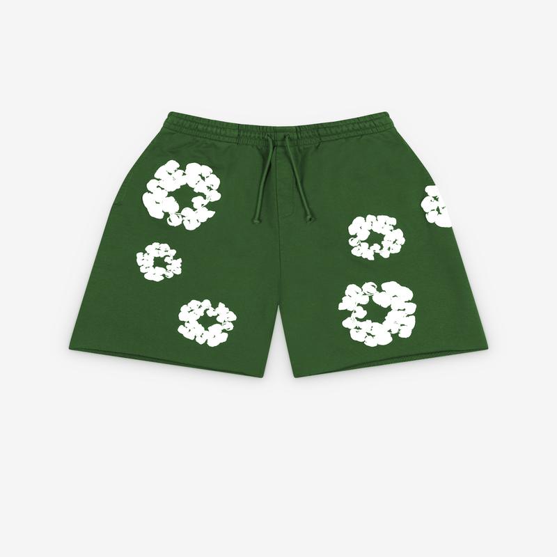 Denim Tears - Cotton Wreath Shorts - (Green)